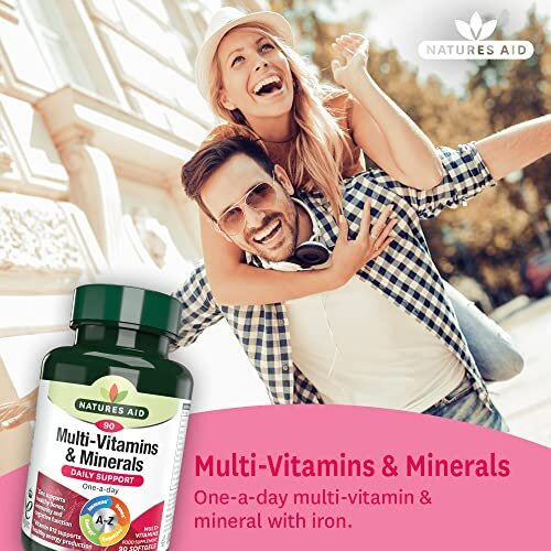 Natures Aid Multi-Vitamins and Minerals, 90 Capsules 1