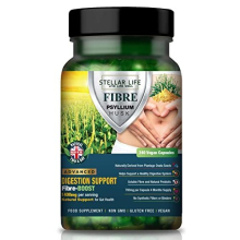 240 X Psyllium Husks Fibre Supplement – 1400mg per Serving – Naturally High in Soluble Fibre – High Strength Vegan Capsules – 4 Months Supply