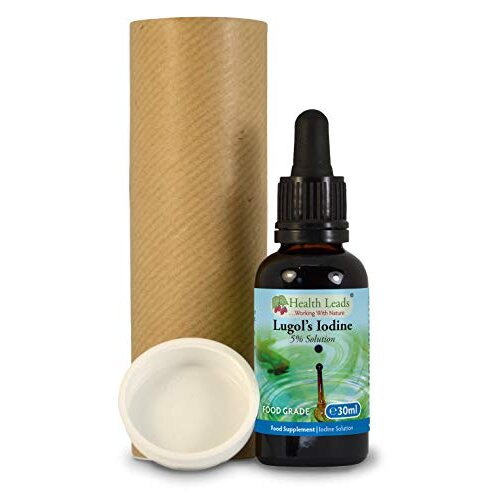 Lugols 5 Iodine Solution 30ml, True 5 Liquid Formulation, Bulb