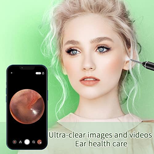 VITCOCO 1920P Ear Camera Otoscope – 6 LED, 3mm Visual Scope, IP67 Waterproof, iPhone/iPad/Android Compatible + 7pc Cleaning Kit 2