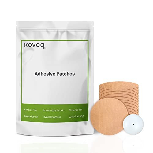 Freestyle Libre 2 Sensor Covers,25 pcs Waterproof Adhesive Patches & 1Pcs Reusable Hardshell Cover,Libre 2 Sensor Covers,Breathable CGM Sensor Patch,1
