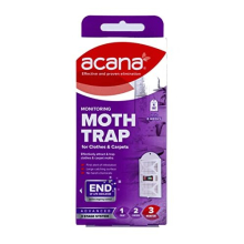 Monitoring Moth Trap - Ideal for Protecting Clothes, Carpets & Soft Furnishings - Home & Surfaces - Traps Moths, Pheromone Technology - Harsh Chemical