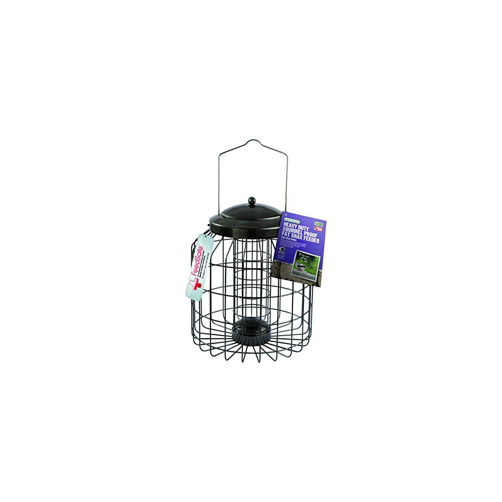 Heavy Duty Squirrel Proof Fat Snax Bird Feeder, Natural, A01822,2.8 kg