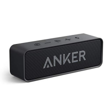 Bluetooth Speaker, Anker Soundcore Speaker Upgraded Version with 24H Playtime, IPX5 Waterproof, Stereo Sound, 66ft Bluetooth Range, Built-In Mic,