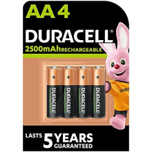 Rechargeable AA 2500 mAh Batteries ideal for Xbox controller, pack of 4