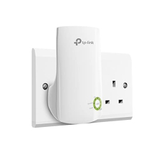 N300 Universal Wi-Fi Range Extender, Broadband/Wi-Fi Extender, Wi-Fi Booster, Plug and Play, WPS, UK Plug (TL-WA854RE)