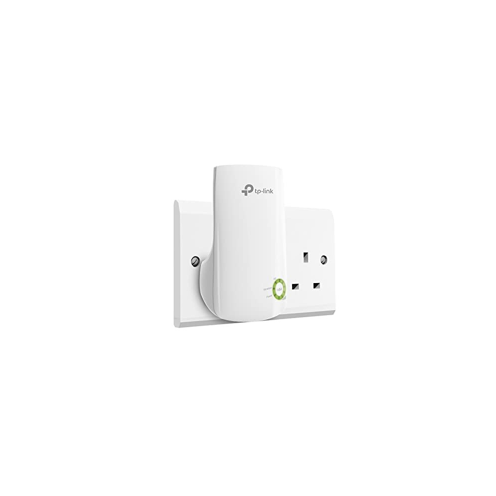 N300 Universal Wi-Fi Range Extender, Broadband/Wi-Fi Extender, Wi-Fi Booster, Plug and Play, WPS, UK Plug (TL-WA854RE)