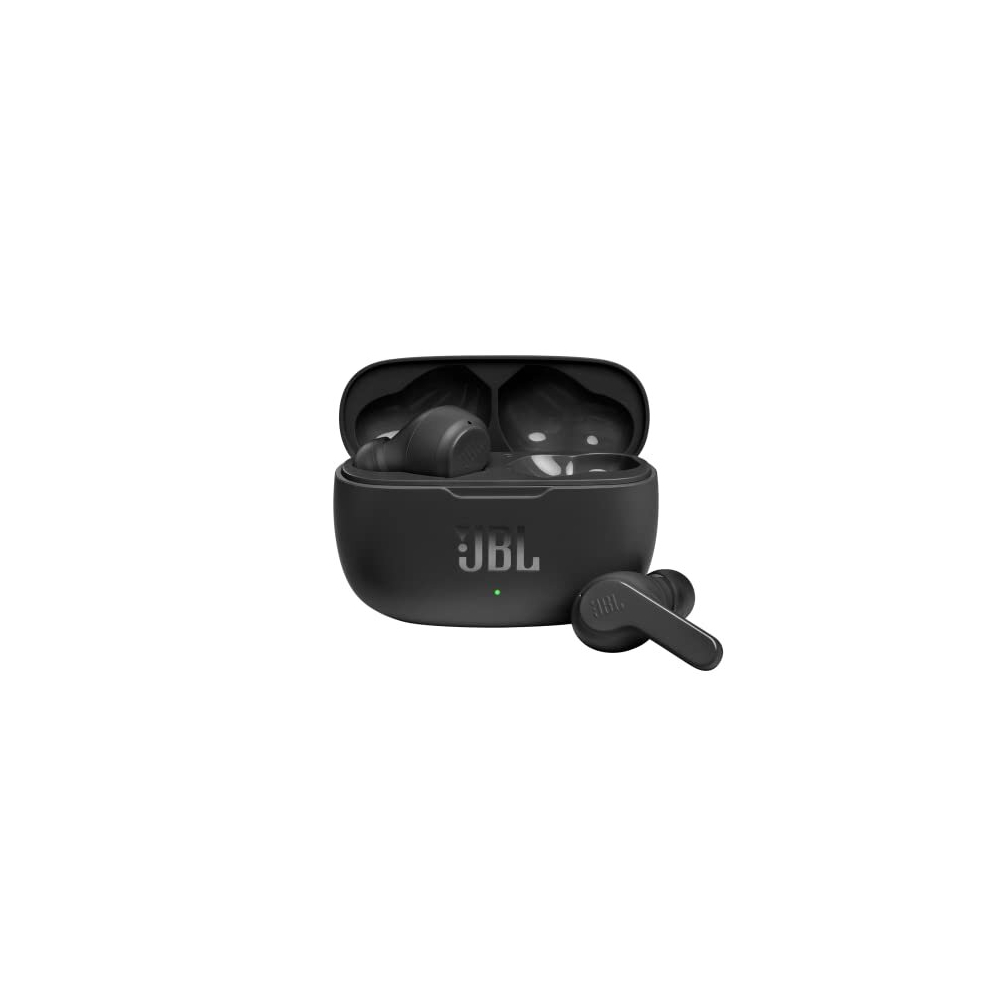 Wave 200TWS Wireless In-Ear Headphones - Bluetooth headphones with JBL Deep Bass Sound and IPX2 water resistance, complete with charging case, in