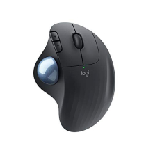Logitech ERGO M575 Wireless Trackball Mouse - Ergonomic thumb control, Bluetooth/USB, 10m range, 24-month battery (910-005872)