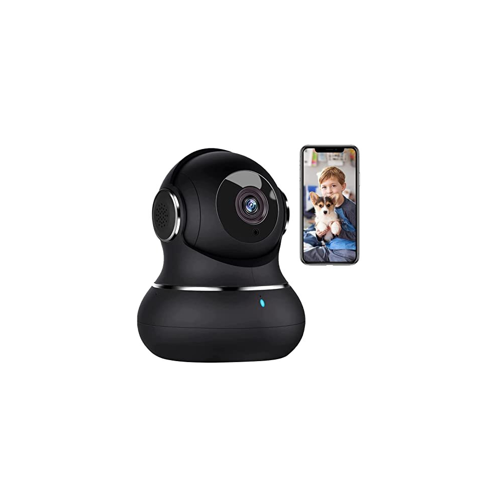 Little elf Smart Camera, 2K WiFi Camera with 360 Motion Tracking, IR Night Vision, 2-Way Audio, [2023 New] Pet Camera, Home Security Camera for Baby