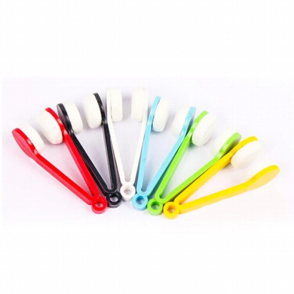 Multicoloured 4Pcs Mini Microfibre Glasses Cleaner Microfibre Spectacles Sunglasses Eyeglass Cleaner Clean Wipe Tools