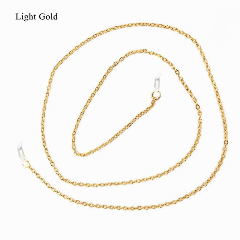 Multicoloured Silver Glasses Chains Sunglasses Lanyard Strap Reading Eyeglass Chain Reading Glasses Cord Holder Neck Strap Rope
