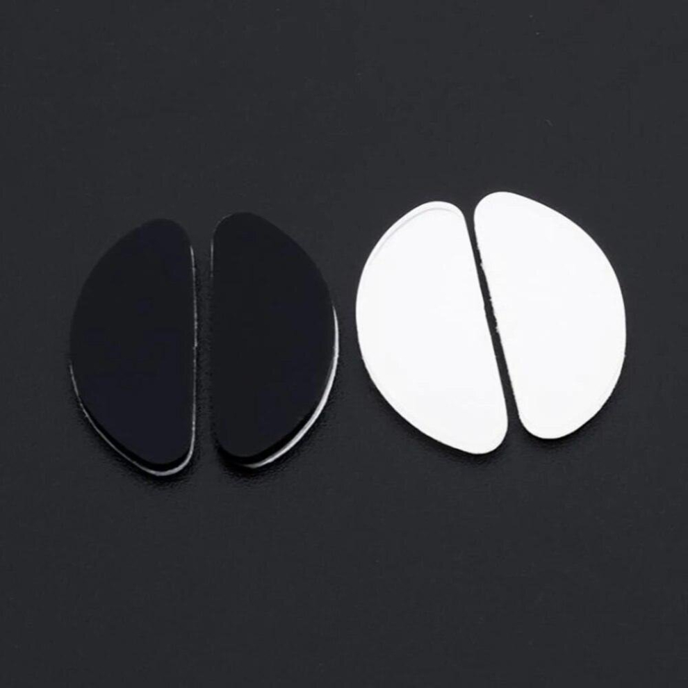 Multicoloured 5 Pairs Eyeglass Nose Pads Silicone Anti-Slip Nose Pads Adhesive Glasses Pads Non-Slip Eyeglass Pads For Sunglasses Eyeglasses