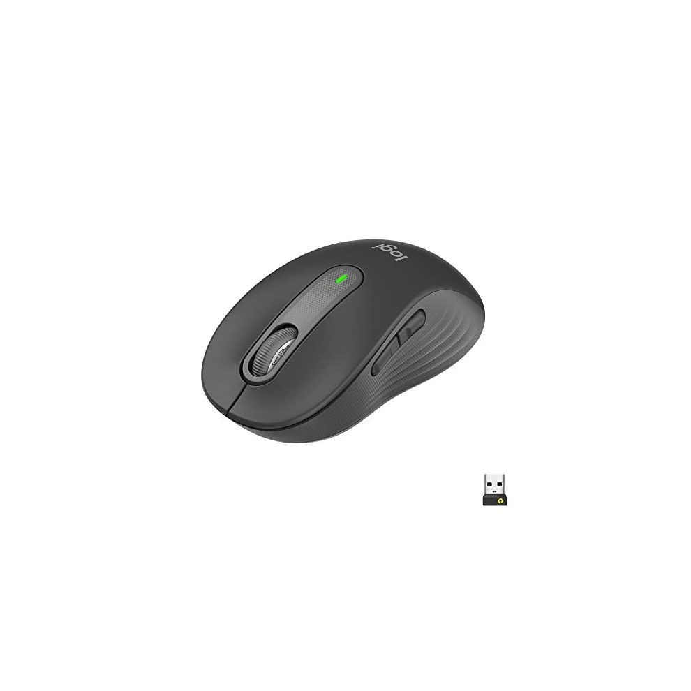 Signature M650 Wireless Mouse - For Small to Medium Sized Hands, 2-Year Battery, Silent Clicks, Customisable Side Buttons, Bluetooth, for PC/Mac/Multi