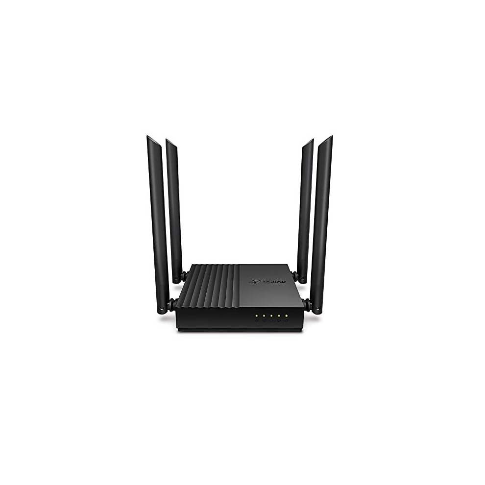 AC1200 Dual-Band Gigabit Wi-Fi Router, Wi-Fi Speed up to 1200 Mbps, 4Gbps LAN Ports, Advanced security with WPA3, with MU-MIMO, No configure