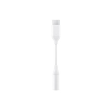 USB-C Headset Jack Adapter - Official Headphones Adaptor/Type C/USB-C to 3.5mm Headphone Adaptor - White, EE-UC10JUWEGWW