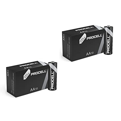 Duracell AA Industrial Battery Alkaline (2 x 10 Packs)