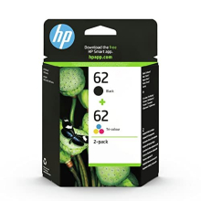 N9J71AE 62 Original Ink Cartridges, Black and Tri-color, Multipack, 2 Count (Pack of 1)