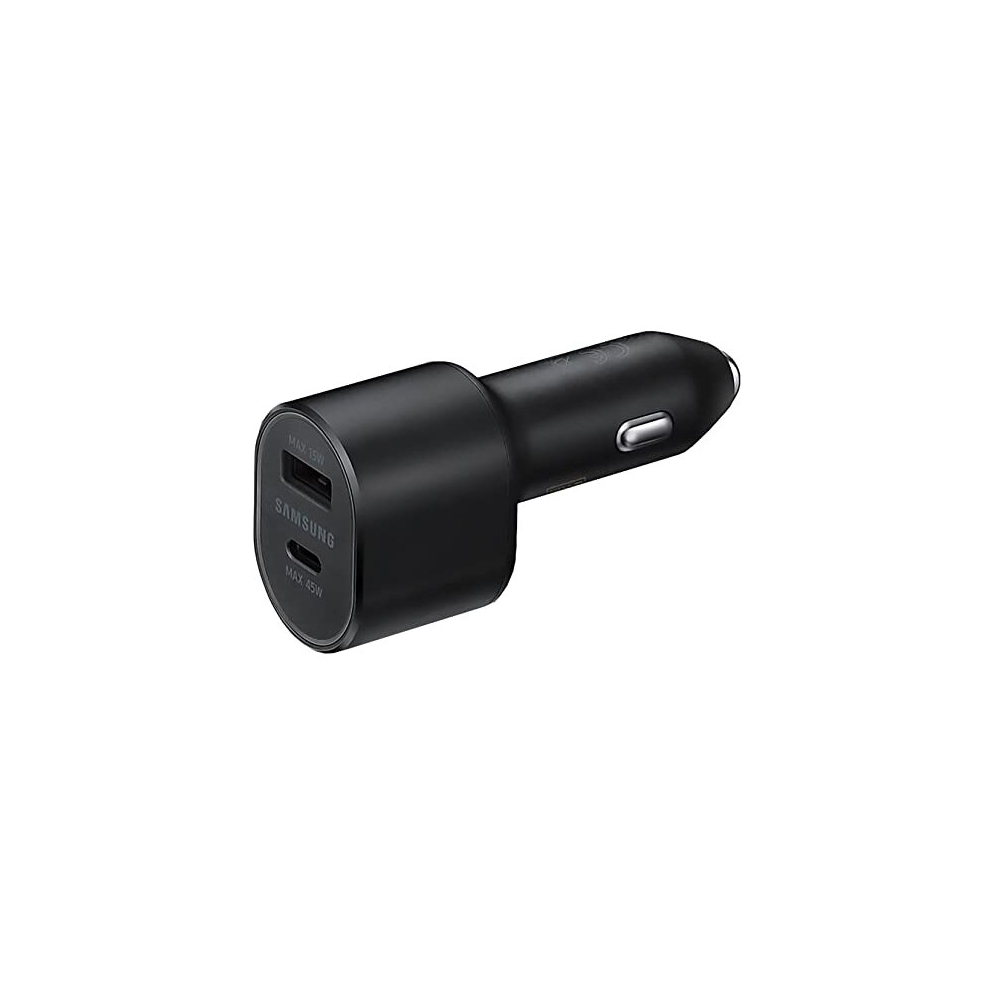 Super Fast Dual Car Charger (45W+15W) Dual Ports USB-C & USB-A - Black - EP-L5300XBEGWW