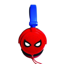 Marvel Spider-Man Peter Parker Stereo Headphone, kids safe, foldable and adjustable, red/blue, HP010SP