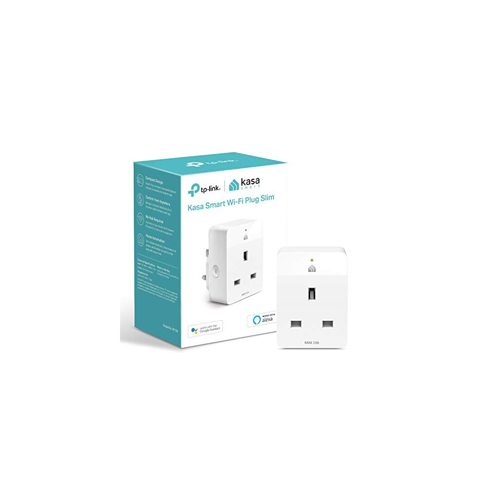 Kasa Mini Smart Plug by TP-Link, Wi-Fi Outlet, Works with Amazon Alexa(Echo and Echo Dot), Google Home and Samsung SmartThings, Wireless Smart Socket