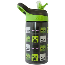 Atlantic Mobs Head Water Bottle | Boys Girls | Adults | School Office Work | Multi | Green/Black, 450 ML