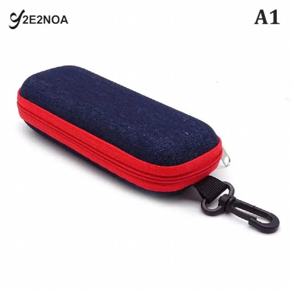 Portable Eyewear Cases Cover Sunglasses Hard Case For Women Men Glasses Box With Lanyard Zipper Eyeglass Cases Protector