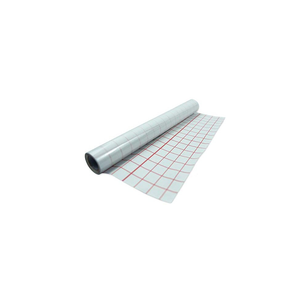 Self Adhesive Covering Film Super Clear Sticky Back Plastic Film Grid Cover Books (33cm x 5m)