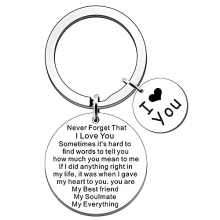 Valentines Gifts for Girlfriend Boyfriend Husband Wife I Love You Gifts for Boyfriend Girlfriend Christmas Birthday Anniversary Keychain Gifts for Her