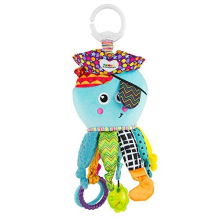 Captain Calamari - Clip & Go Pram Baby Toys 0-6 Months - Sensory Toys for Babies' Development - Soft Plush Girls & Boys Toys - Expertly Designed