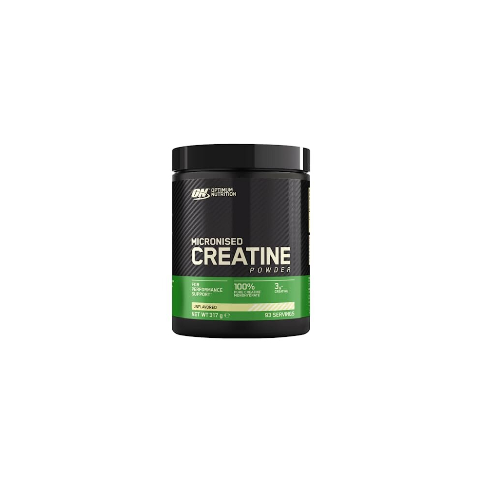 Micronised Creatine Powder, 100% Pure Creatine Monohydrate Powder for Performance and Muscle Power, Unflavoured Shake, 93 Servings, 317 g