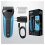 Braun Series 3 Electric Shaver For Men, Wet & Dry, UK 2 Pin Plug, 310, Black/Blue Razor Rated Which? Great Value 6