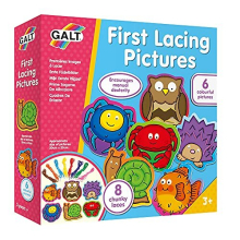 Toys, First Lacing Pictures, Threading Toy, Ages 3 Years Plus