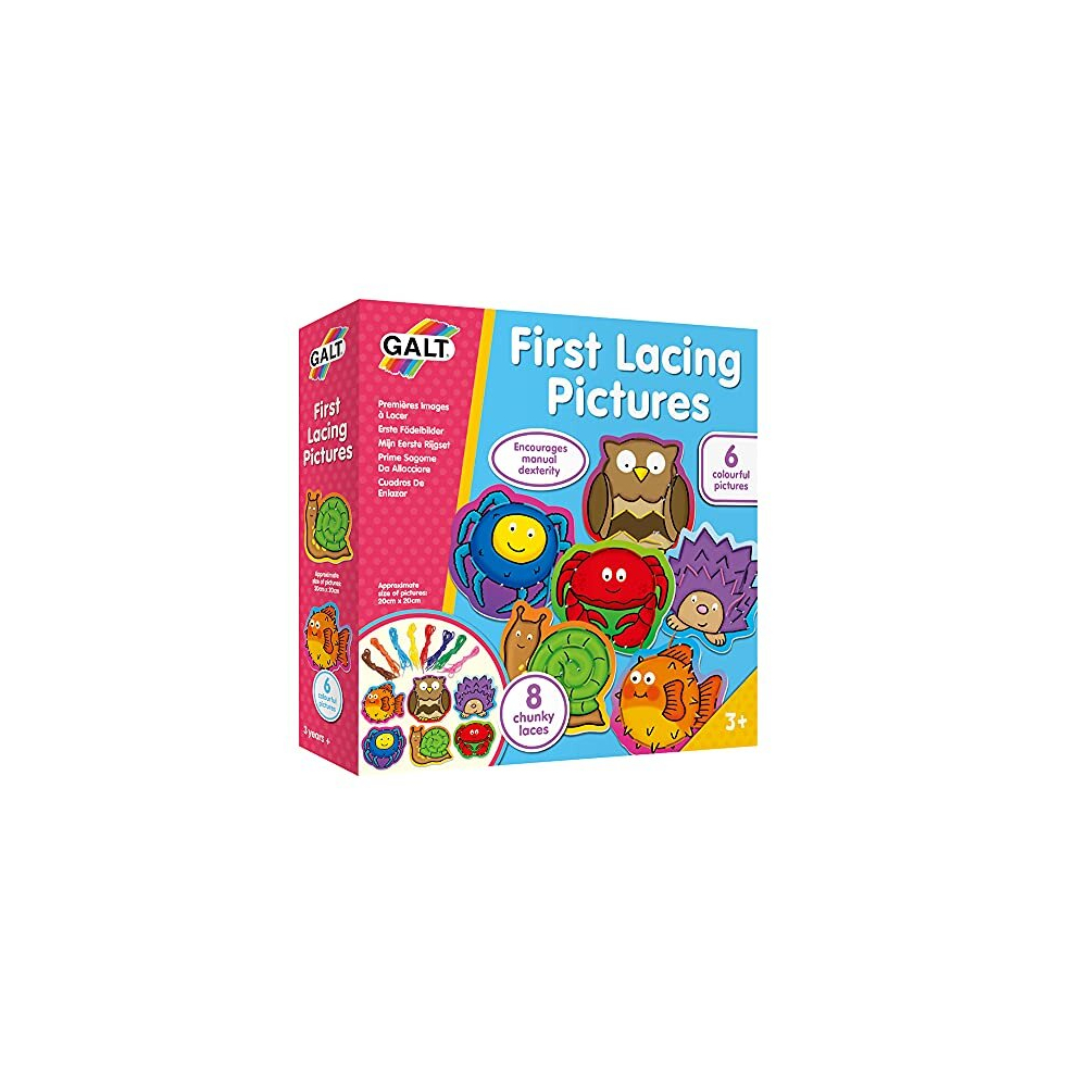 Toys, First Lacing Pictures, Threading Toy, Ages 3 Years Plus