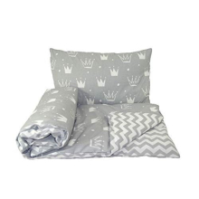 Reversible 2pcs Baby Bedding Set Duvet/Quilt Cover + Pillowcase (120x90cm for cots and cotbeds, 23)
