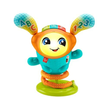 Fisher-Price DJ Bouncin' Beats, interactive musical learning toy with lights and bouncing action for babies and toddlers, HJP92