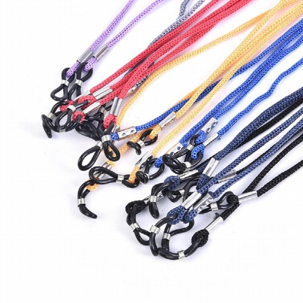 Multicoloured 12Pcs/Lot Multicolor Nylon Glasses String Cord Holder Sunglasses For Eyeglasses Lanyard Neck Rope Strap