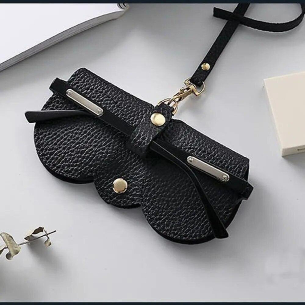 Hot Glasses Bag Anti Pressure PU Leather Spectacle Case Protective Cover Glasses Case Sunglasses Storage Bag