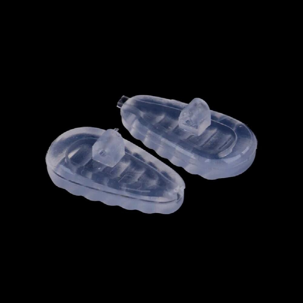 Multicoloured 10Pcs=5Pairs Non-Slip Silicone Nose Pad For Glasses Eyeglasses 1.62*0.94Cm Sunglass Accessories