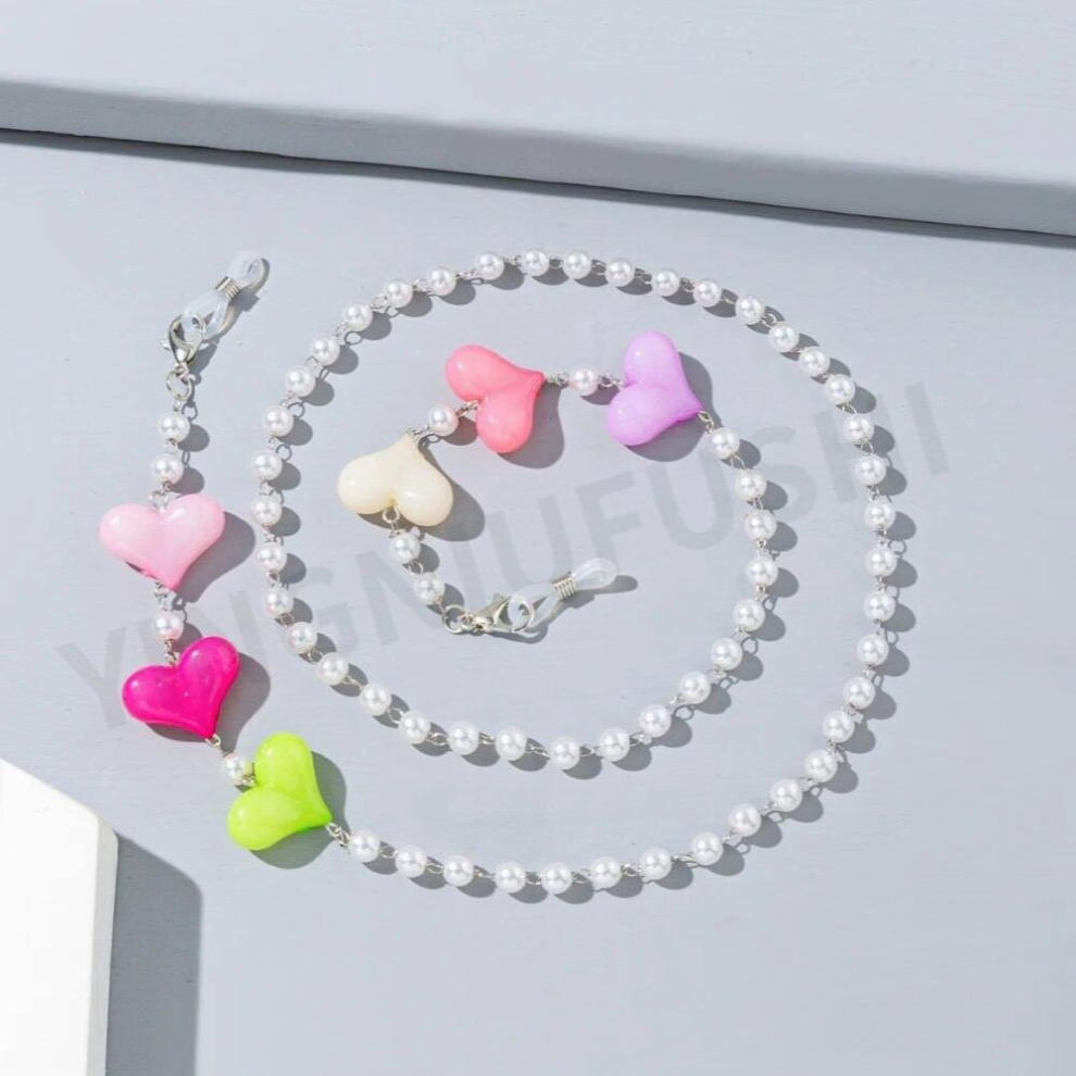 Sweet Glasses Chains Anti-lost Sunglasses Chain Holder Women Men Eyeglasses Lanyard Mask Hanging Rope