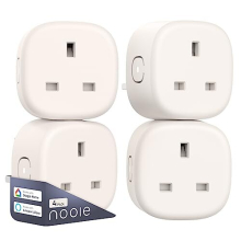 Smart Plug, Nooie 13A WiFi Smart Plug with Alexa and Google Home, Alexa Smart Plug with Voice Control, Alexa Plug Remote Control Timer, 2.4 GHz Wi-Fi