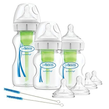 Options+ Anti Colic Baby Bottle, Wide Neck, Starter kit