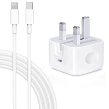 [Apple MFi Certified] iPhone 20W PD Fast Charger, Type C Power Block Wall Plug Adapter w/ 6.6FT USB-C to Lightning Cable Compatible w/ iPhone 14 13 12