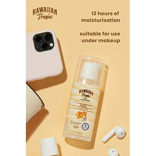 Hawaiian Tropic - Silk Hydration | Protective Sun Lotion for Face SPF 30 | 50 ml 1