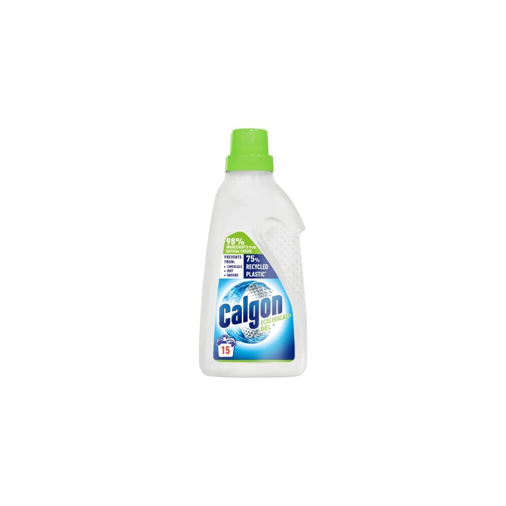 Washing Machine Softener Gel, Ecological+, Removes Odours, Limescale & Residue, Packaging 100% recyclable, 750ml, Pack of 1