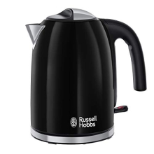 20413 Stainless Steel Electric Kettle, 1.7 Litre, Black