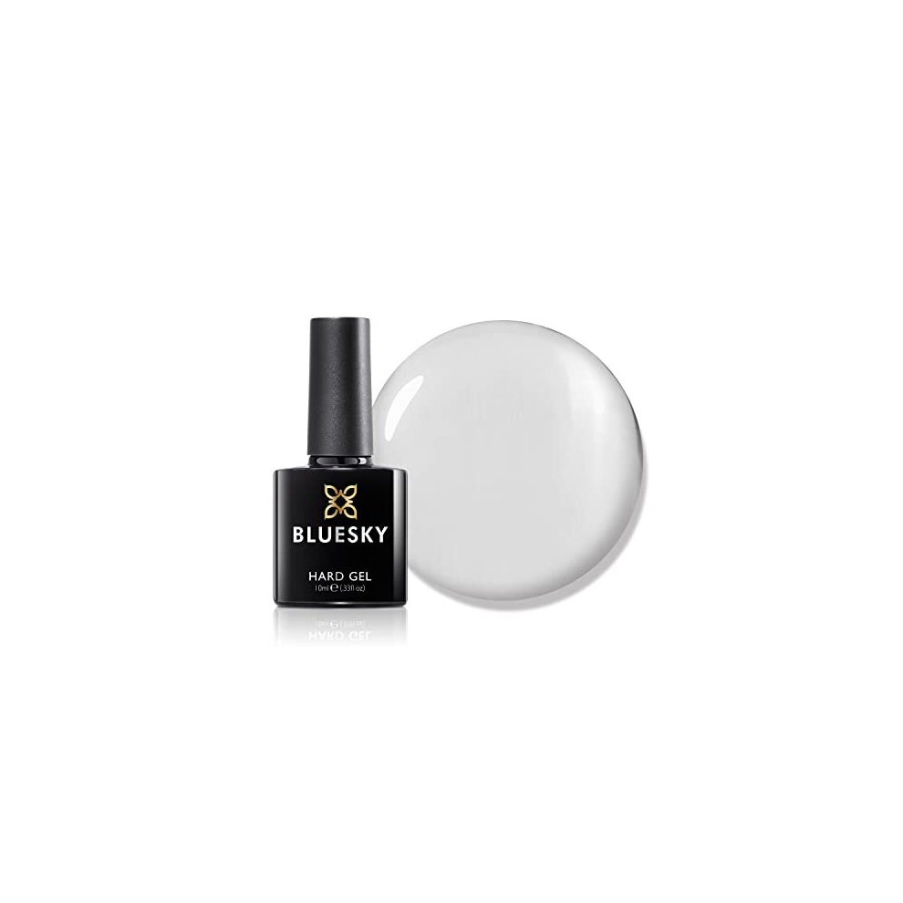 Bluesky Gel Nail Polish, Hard Gel, Builder Gel And Strengthener Gel For Hard, Strong Nails, Extensions And Growth, Clear, 10 Ml (Requires Curing Under Led Or