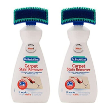2 x Dr. Beckmann Carpet Stain Remover with Brush Perfect for Carpets and Soft Furnishings 650ml