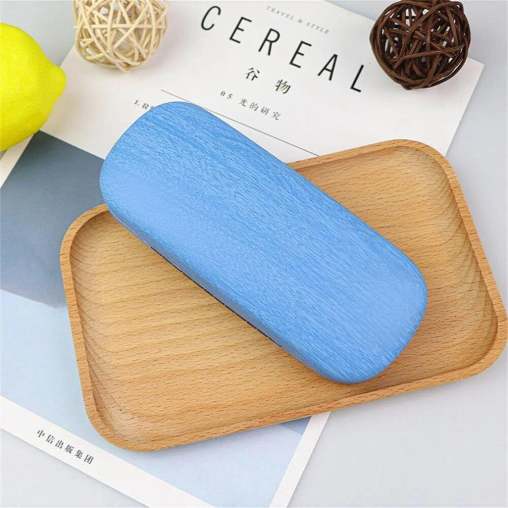 Wood Pattern Glasses Storage Box Optical Myopia Presbyopia Sunglasses Anti Pressure Portable Vintage Eyewear Case Holder