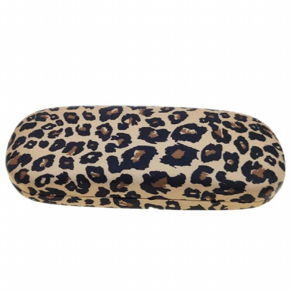 Multicoloured Sun Glasses Leopard Box Flip Waterproof Hard Frame Case Myopia Reading Glasses Case Clamshell Eyeglasses Box